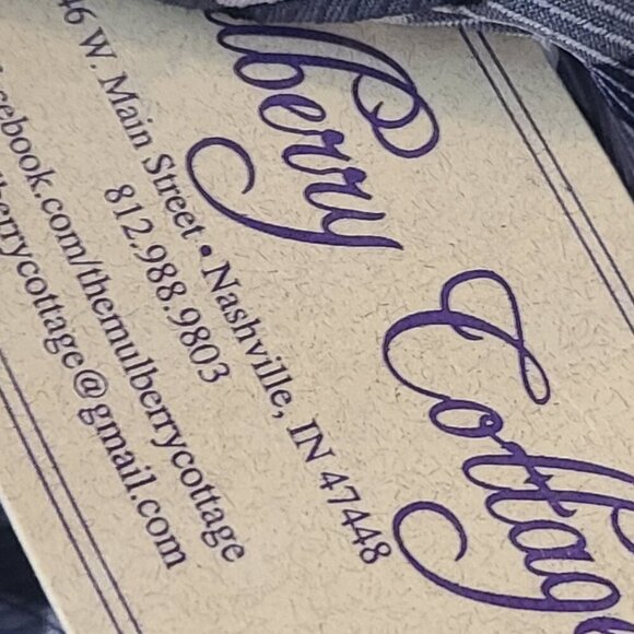 Anthropologie Le Lis NWT Women's Long Sleeve Kimono Robe gingham print Cover Up - Picture 8 of 8